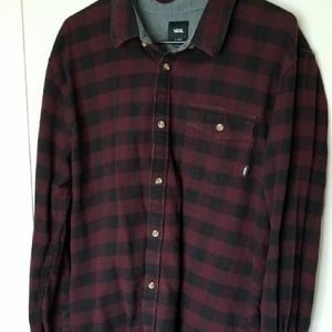 Vans flannel button down